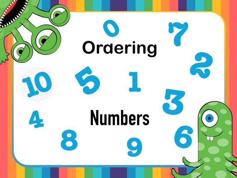 Put Numbers Up to 5 in Order Quiz